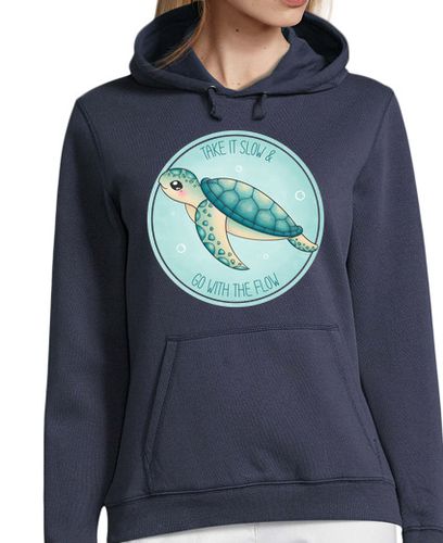 Sudadera Con Capucha Para Mujer Tortuga Sudadera Mujer laTostadora - latostadora.com - Modalova