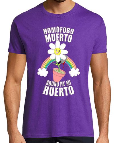 Camiseta Homófobo muerto, abono pa' mi huerto - latostadora.com - Modalova