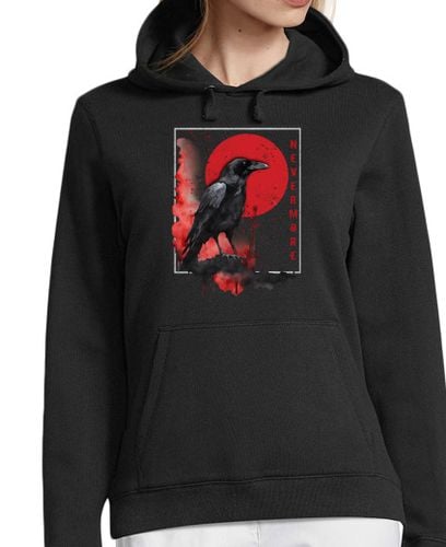 Sudadera Con Capucha Para Mujer Edgar Allan Poe Nevermore gótico cuervo laTostadora - latostadora.com - Modalova