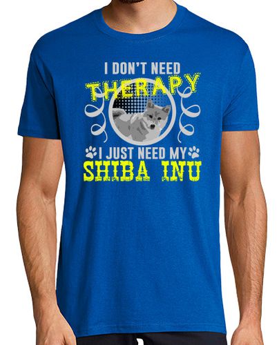 Camiseta no necesito terapia solo necesito mi shib - latostadora.com - Modalova