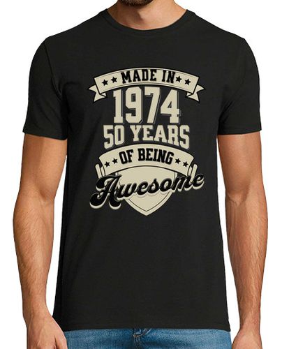 Camiseta hecho en 1974 50 años cumpleaños - latostadora.com - Modalova