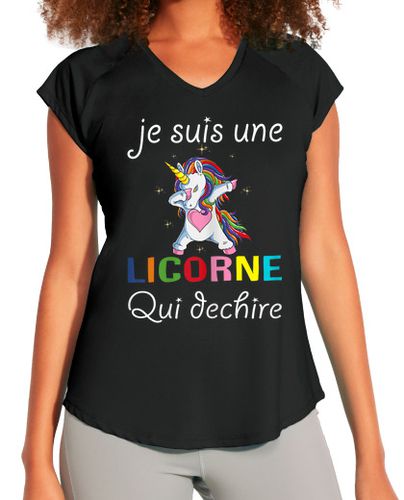 Camiseta deportiva mujer un unicornio que llora humor regalo de - latostadora.com - Modalova