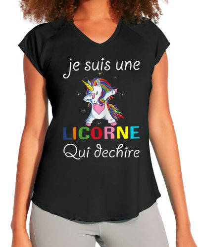 Camiseta Mujer Deportiva un unicornio que llora humor regalo de laTostadora - latostadora.com - Modalova