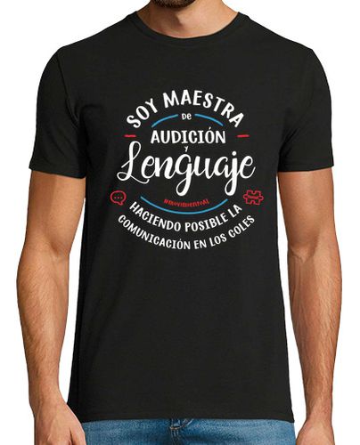 Camiseta maestra AL negro recta - latostadora.com - Modalova