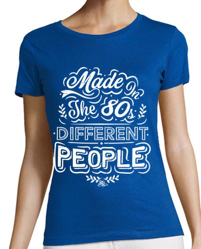 Camiseta mujer Made In The 80s Different People - latostadora.com - Modalova