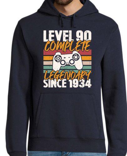 Sudadera Con Capucha Para Hombre nivel 90 años 1934 cumpleaños jugador laTostadora - latostadora.com - Modalova