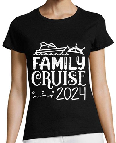 Camiseta mujer crucero familiar 2024 viaje vacaciones - latostadora.com - Modalova