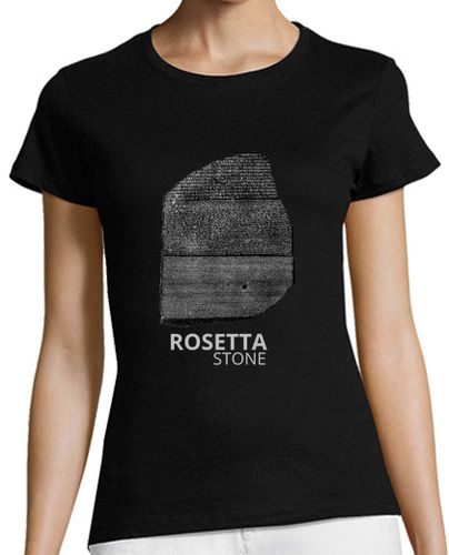 Camiseta mujer piedra rosetta antiguo egipto - latostadora.com - Modalova