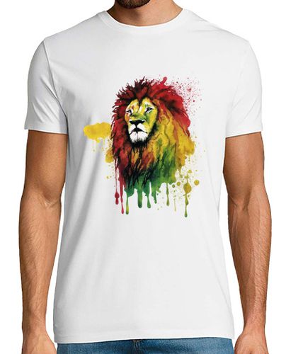 Camiseta león rasta acuarela - latostadora.com - Modalova