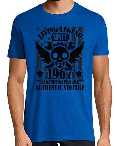 Camiseta Hombre Manga Corta leyendas vivas desde 1967 leyendas nunca laTostadora - latostadora.com - Modalova