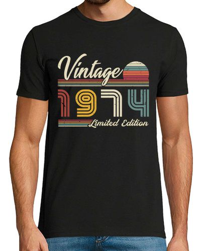 Camiseta Hombre Manga Corta aniversario de la vendimia de 1974 laTostadora - latostadora.com - Modalova