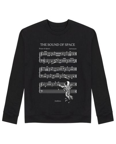 Sudadera Sin Capucha Unisex el sonido del espacio - versión negra laTostadora - latostadora.com - Modalova