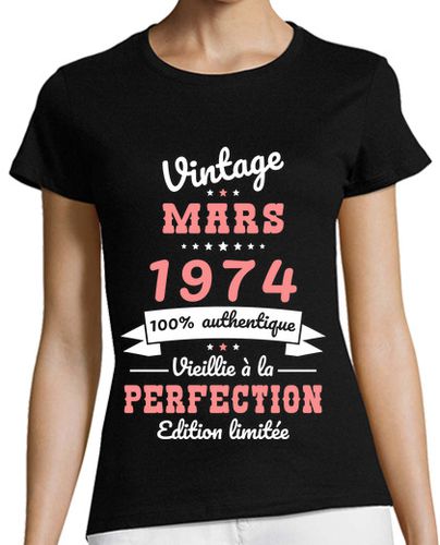 Camiseta mujer Idea de regalo vintage de 50 años de ma - latostadora.com - Modalova