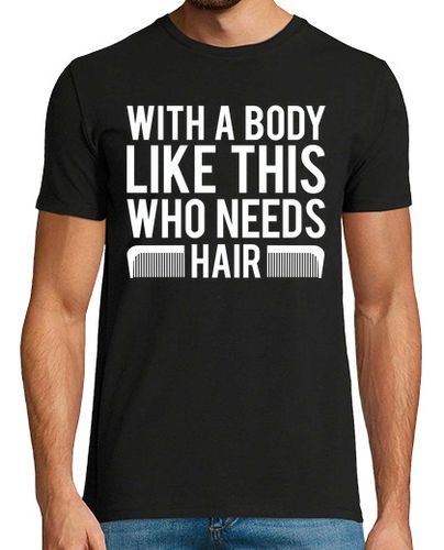 Camiseta Hombre Manga Corta humor de idea de regalo de hombre calvo laTostadora - latostadora.com - Modalova