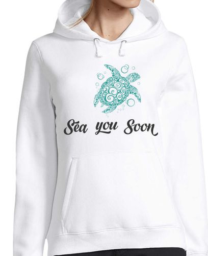 Sudadera Con Capucha Para Mujer Sea you soon laTostadora - latostadora.com - Modalova