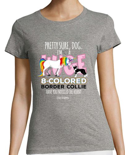 Camiseta mujer Border Collie meets Unicorn (w) laTostadora - latostadora.com - Modalova