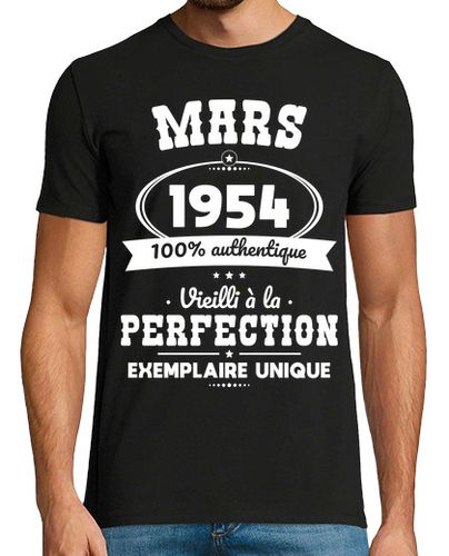 Camiseta Marzo de 1954 auténtico 70 años laTostadora - latostadora.com - Modalova