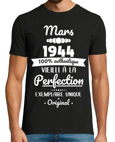 Camiseta cumpleaños 80 años marzo de 1944 laTostadora - latostadora.com - Modalova