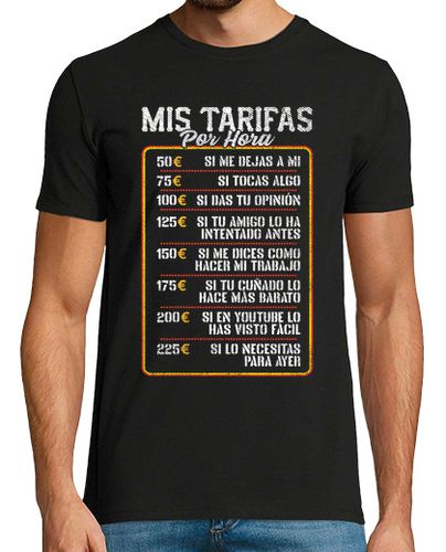 Camiseta Soporte Técnico Tarifa Por Horas Precio Regalo Día Del Padre laTostadora - latostadora.com - Modalova