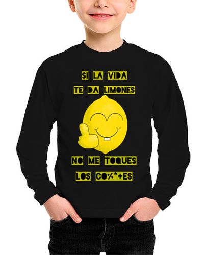 Camiseta Niño Manga Larga Si la vida te da limones laTostadora - latostadora.com - Modalova