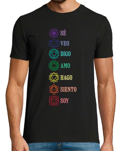 Camiseta Chakras Yoga Emociones Regalo Día Del Padre laTostadora - latostadora.com - Modalova