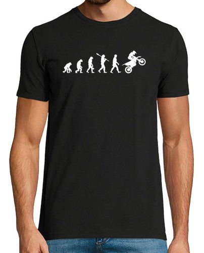 Camiseta Hombre Manga Corta Evolución del motocross: idea de regalo laTostadora - latostadora.com - Modalova