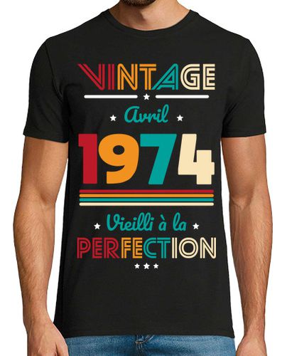 Camiseta Idea de regalo vintage de 50 años de ab - latostadora.com - Modalova