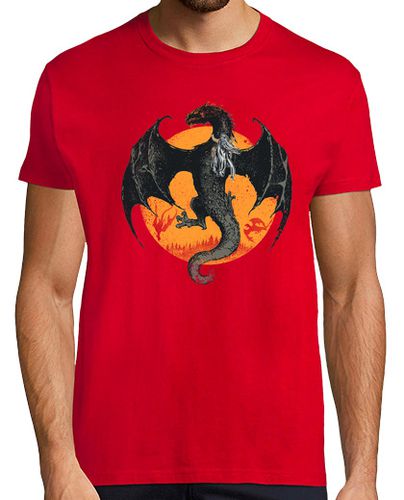 Camiseta montando un dragón - latostadora.com - Modalova