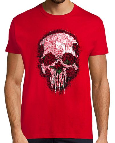 Camiseta rosas del cráneo - latostadora.com - Modalova