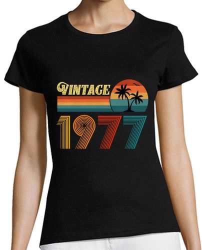 Camiseta mujer regalo de cumpleaños 47 años palma vint laTostadora - latostadora.com - Modalova