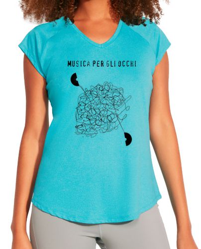 Camiseta deportiva mujer música para los ojos 36 - latostadora.com - Modalova