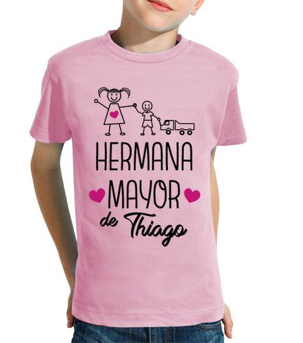 Camiseta Niño Manga Corta Hermana mayor de... Niño, manga corta, rosa laTostadora - latostadora.com - Modalova