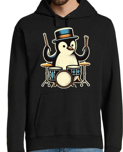 Sudadera Con Capucha Para Hombre drummer penguin laTostadora - latostadora.com - Modalova