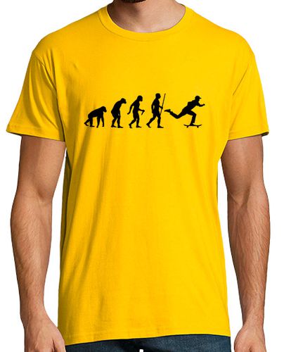 Camiseta Hombre Manga Corta paso de la evolución del monopatín laTostadora - latostadora.com - Modalova