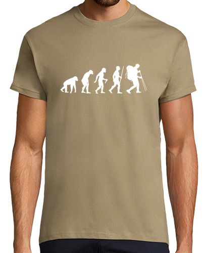 Camiseta Hombre Manga Corta paso de la evolución de la montaña laTostadora - latostadora.com - Modalova