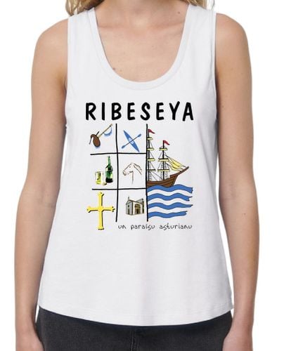 Camiseta Mujer Tirantes Loose Fit Ribeseya - Camiseta de chica de tirantes de corte extra largo y ancho laTostadora - latostadora.com - Modalova