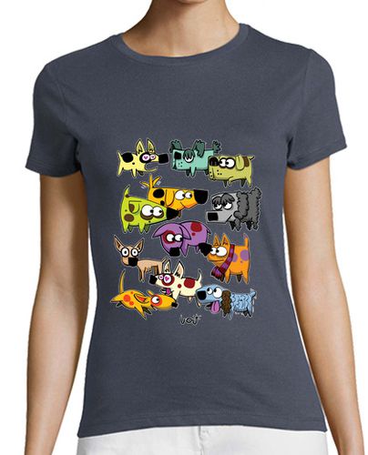 Camiseta Mujer Manga Corta Perros laTostadora - latostadora.com - Modalova