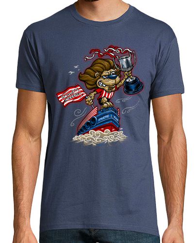 Camiseta Hombre Manga Corta Leon y gabarra laTostadora - latostadora.com - Modalova