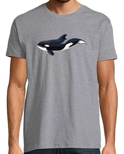 Camiseta Camiseta orca Hombre, manga corta, gris vigoré, calidad extra laTostadora - latostadora.com - Modalova