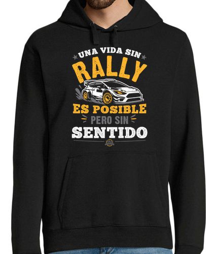 Sudadera Con Capucha Para Hombre Una vida sin rally es posible pero sin sentido Coches Competicion Rallye Sim Racing laTostadora - latostadora.com - Modalova