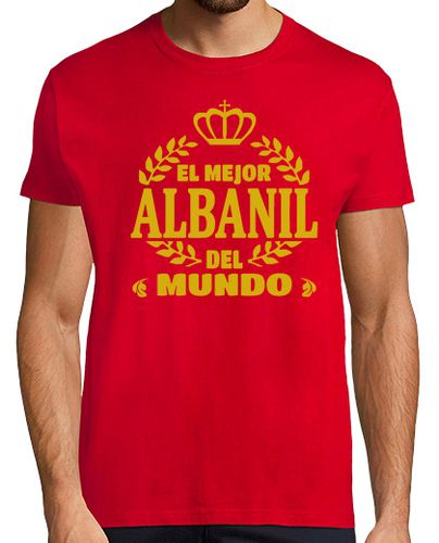 Camiseta Hombre Manga Corta El mejor albañil del mundo laTostadora - latostadora.com - Modalova