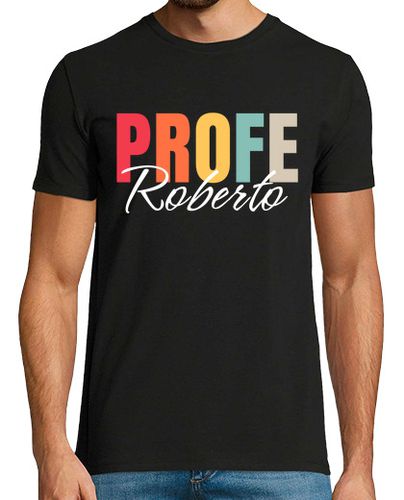 Camiseta Regalo Profe Profesor Profesora Vintage y Nombre Personalizado Para Profes - latostadora.com - Modalova