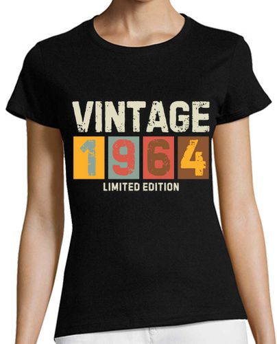 Camiseta mujer edición limitada vintage de 1964 - latostadora.com - Modalova