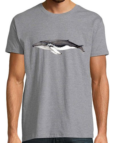 Camiseta Hombre Manga Corta Yubarta ballena jorobada camiseta laTostadora - latostadora.com - Modalova