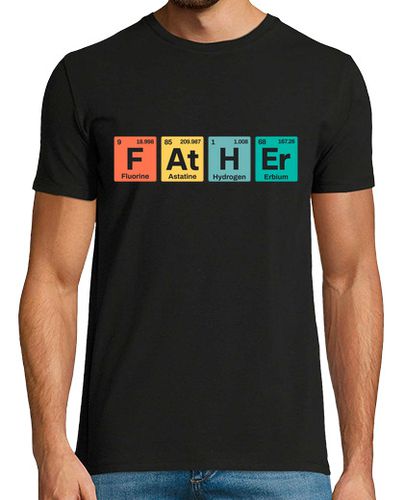 Camiseta Father Papá Padre Tabla Periódica Día Del Padre - latostadora.com - Modalova