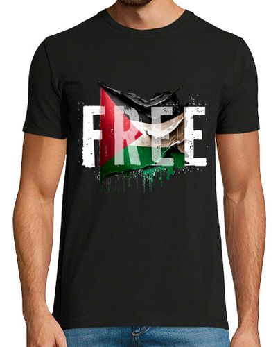 Camiseta Bandera Libertad Palestina - latostadora.com - Modalova