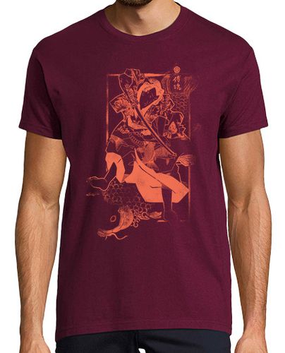 Camiseta Samurai y Carpa - latostadora.com - Modalova