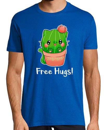 Camiseta Gato cactus Fre Hugs - latostadora.com - Modalova