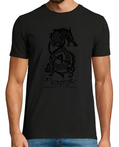 Camiseta lobo fenrir negro 1249 laTostadora - latostadora.com - Modalova