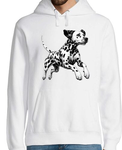 Sudadera Con Capucha Para Hombre DALMATA Y MANCHAS laTostadora - latostadora.com - Modalova